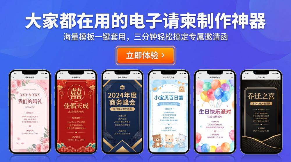 乔迁请柬不用找人做！简约高级有仪式感，新手零门槛自制教程